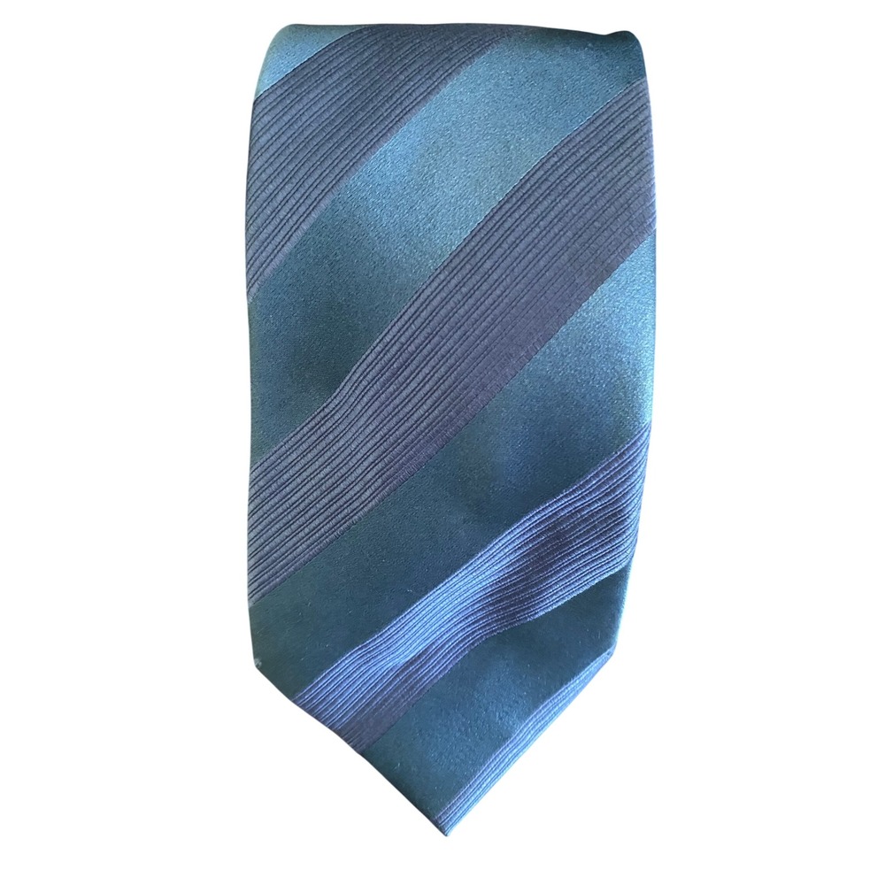 Donald‎ J. Trump Signature Collection Blue Striped 100% Silk Handmade Mens Tie